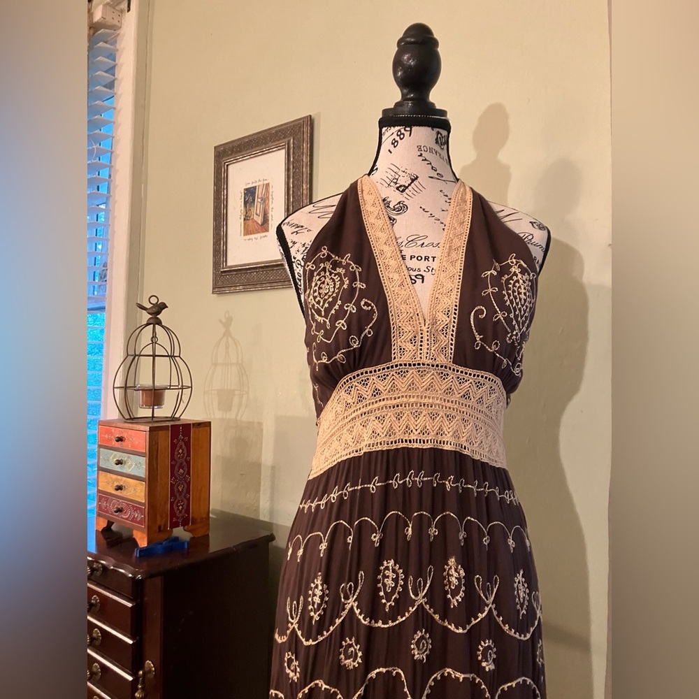 Bohemian Maxi Dress, M - Picture 11 of 11
